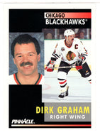 Dirk Graham - Chicago Blackhawks (NHL Hockey Card) 1991-92 Pinnacle # 261 Mint