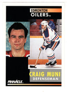 Craig Muni - Edmonton Oilers (NHL Hockey Card) 1991-92 Pinnacle # 262 Mint