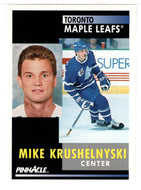 Mike Krushelnyski - Toronto Maple Leafs (NHL Hockey Card) 1991-92 Pinnacle # 269 Mint