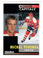 Michal Pivonka - Washington Capitals (NHL Hockey Card) 1991-92 Pinnacle # 277 Mint