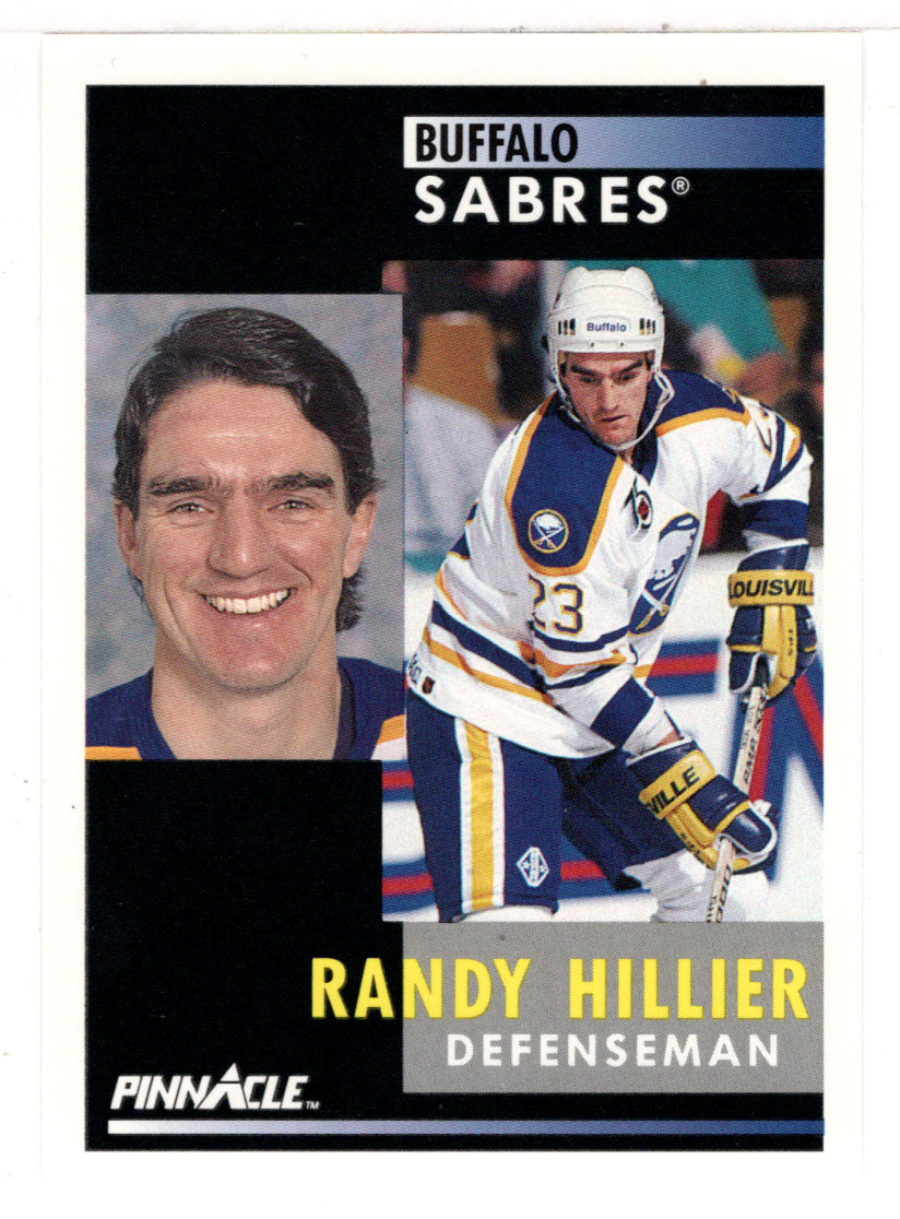 Randy Hillier - Buffalo Sabres (NHL Hockey Card) 1991-92 Pinnacle # 281 Mint