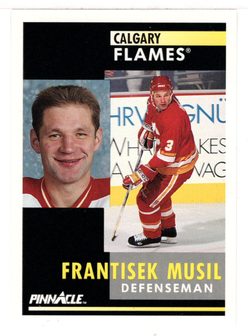 Frank Musil - Calgary Flames (NHL Hockey Card) 1991-92 Pinnacle # 282 Mint