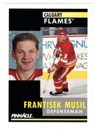 Frank Musil - Calgary Flames (NHL Hockey Card) 1991-92 Pinnacle # 282 Mint