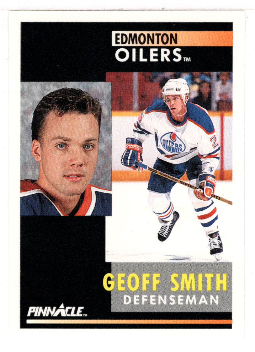 Geoff Smith - Edmonton Oilers (NHL Hockey Card) 1991-92 Pinnacle # 283 Mint