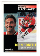 John Tonelli - Chicago Blackhawks (NHL Hockey Card) 1991-92 Pinnacle # 284 Mint