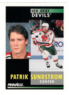 Patrik Sundstrom - New Jersey Devils (NHL Hockey Card) 1991-92 Pinnacle # 290 Mint