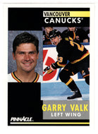 Garry Valk - Vancouver Canucks (NHL Hockey Card) 1991-92 Pinnacle # 291 Mint