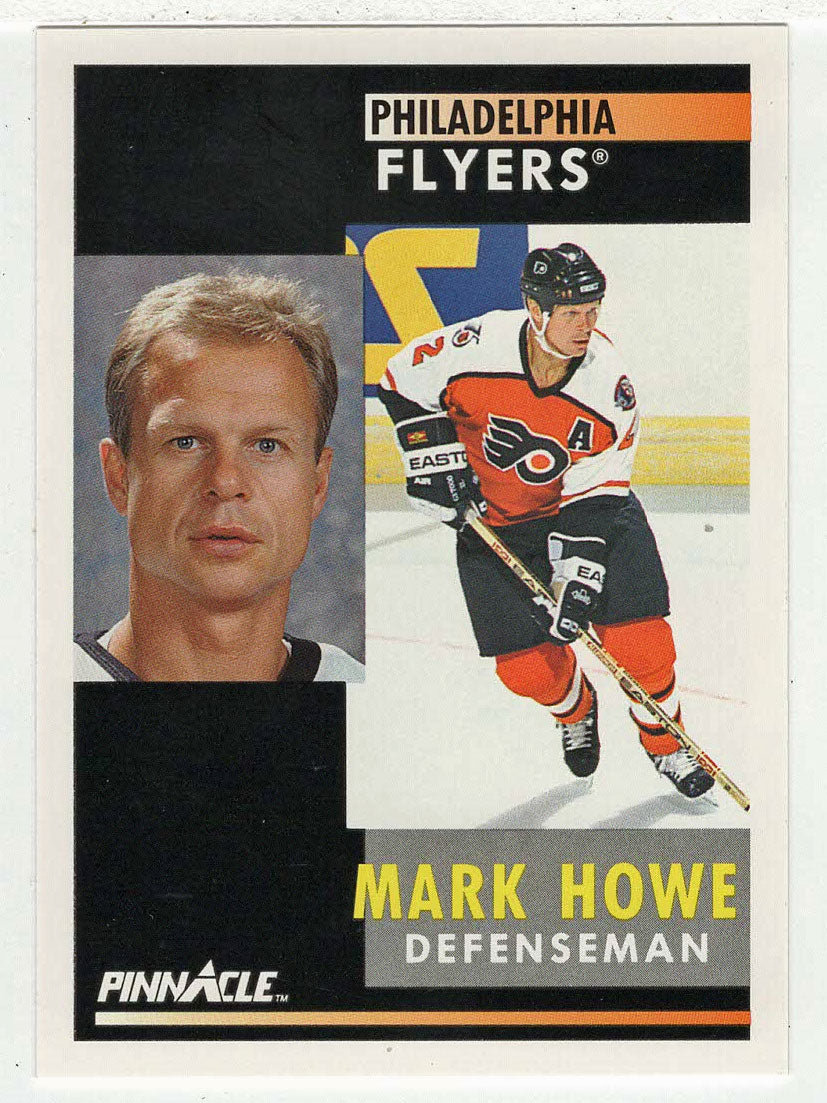 Mark Howe - Philadelphia Flyers (NHL Hockey Card) 1991-92 Pinnacle # 297 Mint