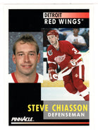 Steve Chiasson - Detroit Red Wings (NHL Hockey Card) 1991-92 Pinnacle # 298 Mint