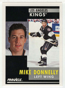 Mike Donnelly RC - Los Angeles Kings (NHL Hockey Card) 1991-92 Pinnacle # 299 Mint