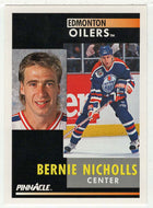 Bernie Nicholls - Edmonton Oilers (NHL Hockey Card) 1991-92 Pinnacle # 300 Mint