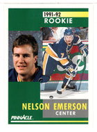 Nelson Emerson - St. Louis Blues (NHL Hockey Card) 1991-92 Pinnacle # 314 Mint