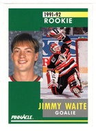 Jimmy Waite - Chicago Blackhawks (NHL Hockey Card) 1991-92 Pinnacle # 316 Mint