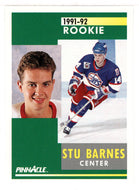 Stu Barnes - Winnipeg Jets (NHL Hockey Card) 1991-92 Pinnacle # 319 Mint