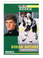 Derian Hatcher - Minnesota North Stars (NHL Hockey Card) 1991-92 Pinnacle # 328 Mint