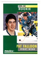 Pat Falloon - San Jose Sharks (NHL Hockey Card) 1991-92 Pinnacle # 329 Mint