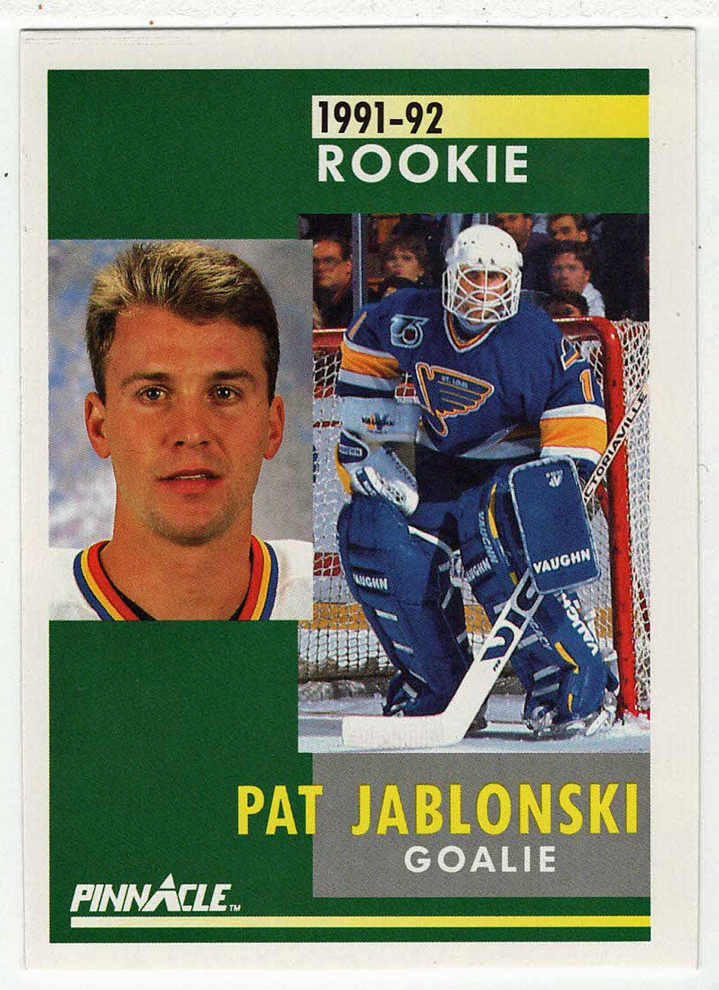 Pat Jablonski RC - St. Louis Blues (NHL Hockey Card) 1991-92 Pinnacle # 331 Mint