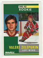 Valeri Zelepukin RC - New Jersey Devils (NHL Hockey Card) 1991-92 Pinnacle # 354 Mint