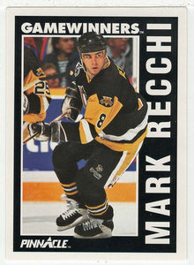 Mark Recchi - Pittsburgh Penguins - Game Winners (NHL Hockey Card) 1991-92 Pinnacle # 360 Mint
