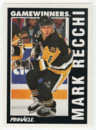 Mark Recchi - Pittsburgh Penguins - Game Winners (NHL Hockey Card) 1991-92 Pinnacle # 360 Mint