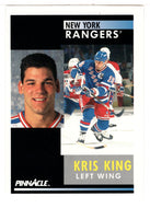 Kris King - New York Rangers (NHL Hockey Card) 1991-92 Pinnacle # 362 Mint