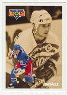 Doug Weight - Steve Yzerman - New York Rangers - Detroit Red Wings - The Idols (NHL Hockey Card) 1991-92 Pinnacle # 383 Mint