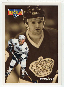 Luc Robitaille - Marcel Dionne - Los Angeles Kings - The Idols (NHL Hockey Card) 1991-92 Pinnacle # 385 Mint