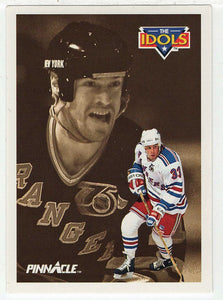 Tony Amonte - Mark Messier - New York Rangers - The Idols (NHL Hockey Card) 1991-92 Pinnacle # 390 Mint