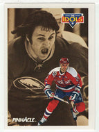 Todd Krygier - Gilbert Perreault - Washington Capitals - Buffalo Sabres - The Idols (NHL Hockey Card) 1991-92 Pinnacle # 393 Mint