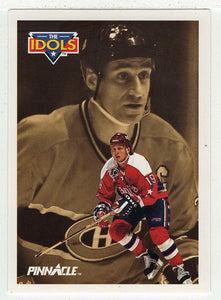 John Druce - Bob Gainey - Washington Capitals - Montreal Canadiens - The Idols (NHL Hockey Card) 1991-92 Pinnacle # 393 Mint