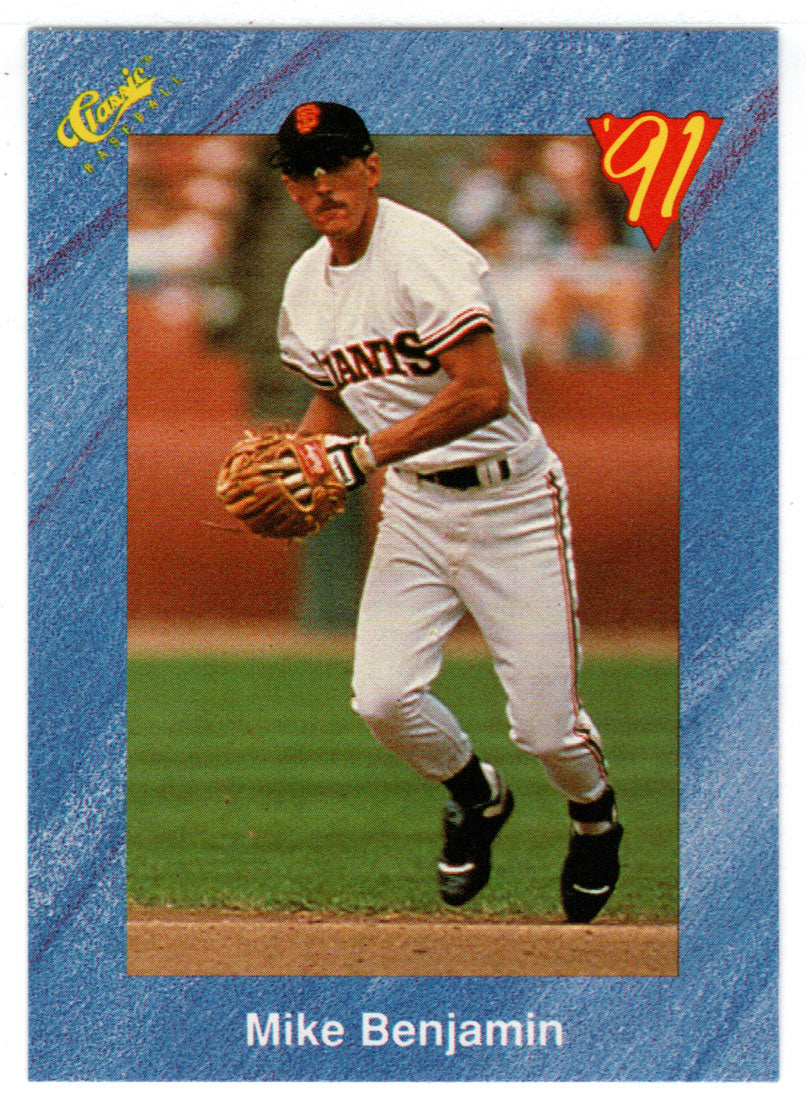 Mike Benjamin - San Francisco Giants (MLB Baseball Card) 1991 Classic I # 6 Mint