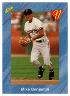 Mike Benjamin - San Francisco Giants (MLB Baseball Card) 1991 Classic I # 6 Mint