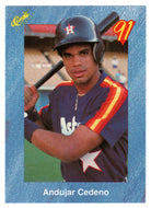 Andujar Cedeno - Houston Astros (MLB Baseball Card) 1991 Classic I # 43 Mint