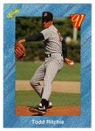 Todd Ritchie - Milwaukee Brewers (MLB Baseball Card) 1991 Classic I # 58 Mint