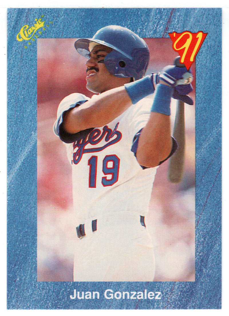 Juan Gonzalez - Texas Rangers (MLB Baseball Card) 1991 Classic I # 70 Mint