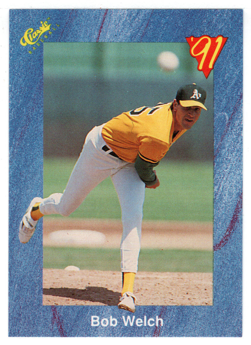 Bob Welch - Oakland Athletics (MLB Baseball Card) 1991 Classic I # 76 Mint
