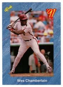 Wes Chamberlain - Philadelphia Phillies (MLB Baseball Card) 1991 Classic I # 80 Mint