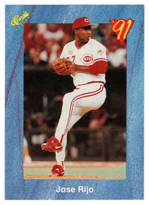 Jose Rijo - Cincinnati Reds (MLB Baseball Card) 1991 Classic I # 97 Mint