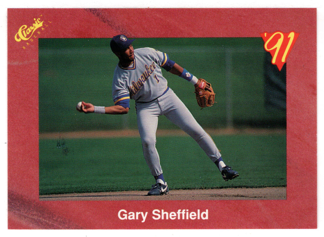 Gary Sheffield - Milwaukee Brewers (MLB Baseball Card) 1991 Classic II # 13 Mint