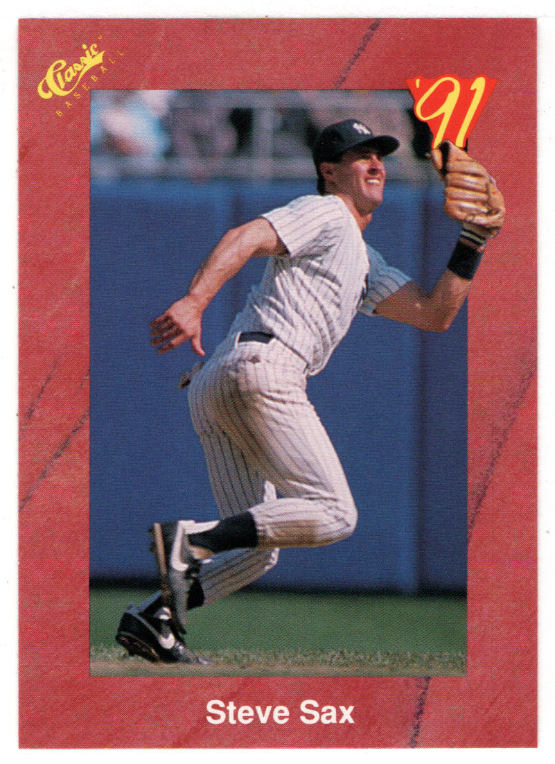 Steve Sax - New York Yankees (MLB Baseball Card) 1991 Classic II # 17 Mint