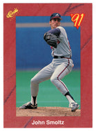 John Smoltz - Atlanta Braves (MLB Baseball Card) 1991 Classic II # 27 Mint