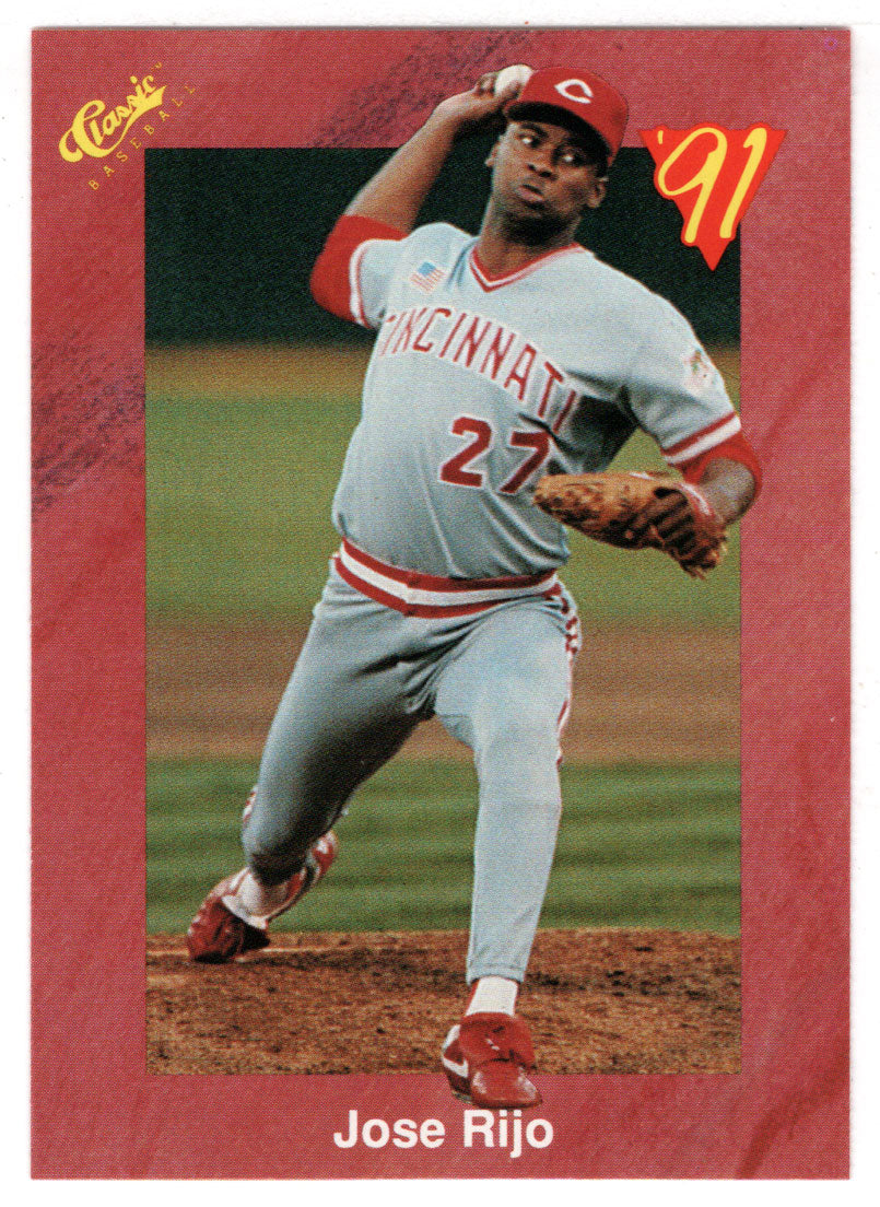 Jose Rijo Cincinnati Reds Baseball Sports Trading Cards