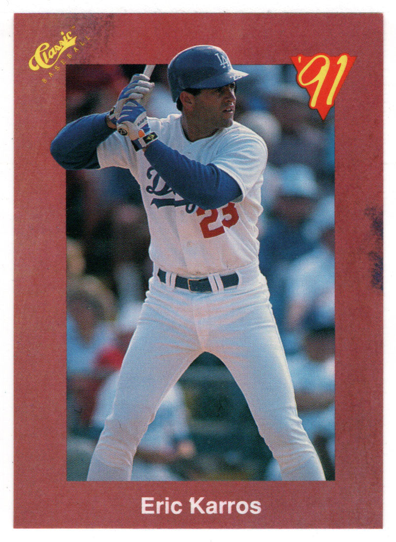 Eric Karros - Los Angeles Dodgers (MLB Baseball Card) 1991 Classic II # 36 Mint