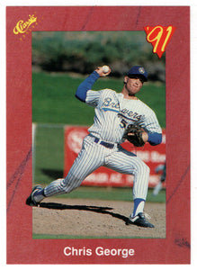 Chris George - Milwaukee Brewers (MLB Baseball Card) 1991 Classic II # 50 Mint