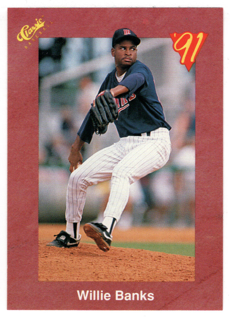 Willie Banks - Minnesota Twins (MLB Baseball Card) 1991 Classic II # 57 Mint