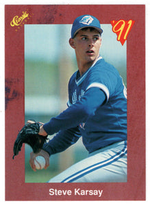 Steve Karsay - Toronto Blue Jays (MLB Baseball Card) 1991 Classic II # 60 Mint