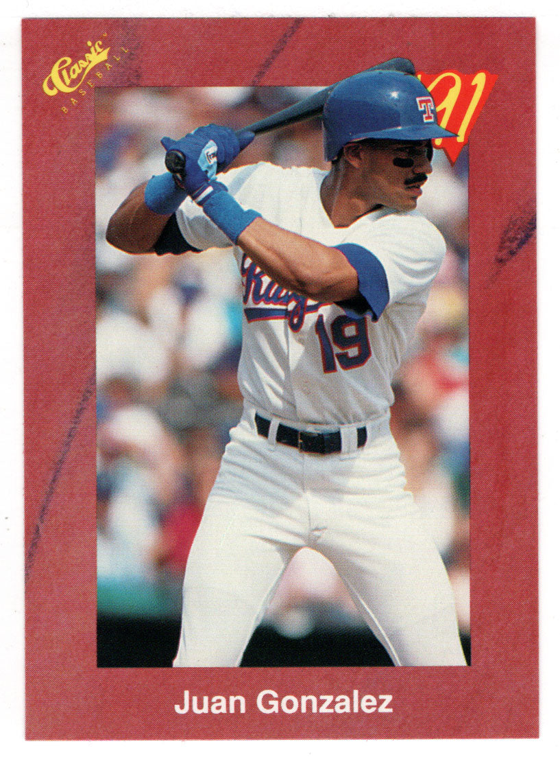 Juan Gonzalez - Texas Rangers (MLB Baseball Card) 1991 Classic II # 74 Mint