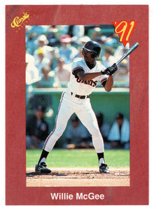 Willie McGee - San Francisco Giants (MLB Baseball Card) 1991 Classic II # 76 Mint