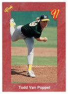 Todd Van Poppel - Oakland Athletics (MLB Baseball Card) 1991 Classic II # 77 Mint