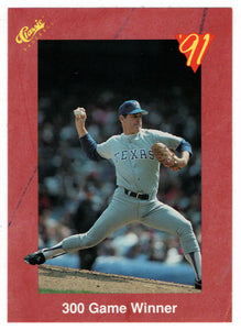 Nolan Ryan - Texas Rangers - 300 Game Winner (MLB Baseball Card) 1991 Classic II # 80 Mint